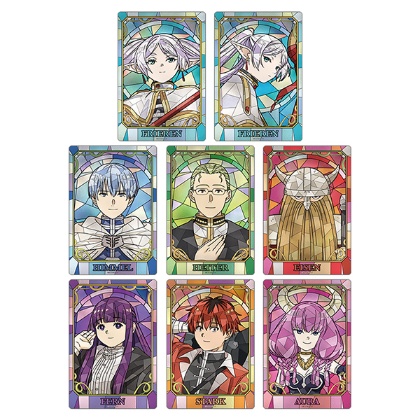 葬送のフリーレン ORBcafe 来場特典クリアカード フリーレン　ヒンメル 葬送のフリーレン ORBcafe 来場特典のクリアカードのフリーレンと