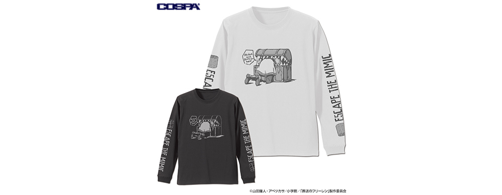 ミミックとピンチのフリーレン 袖リブロングスリーブTシャツ
