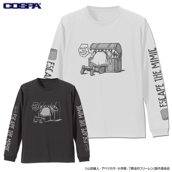 ミミックとピンチのフリーレン 袖リブロングスリーブTシャツ