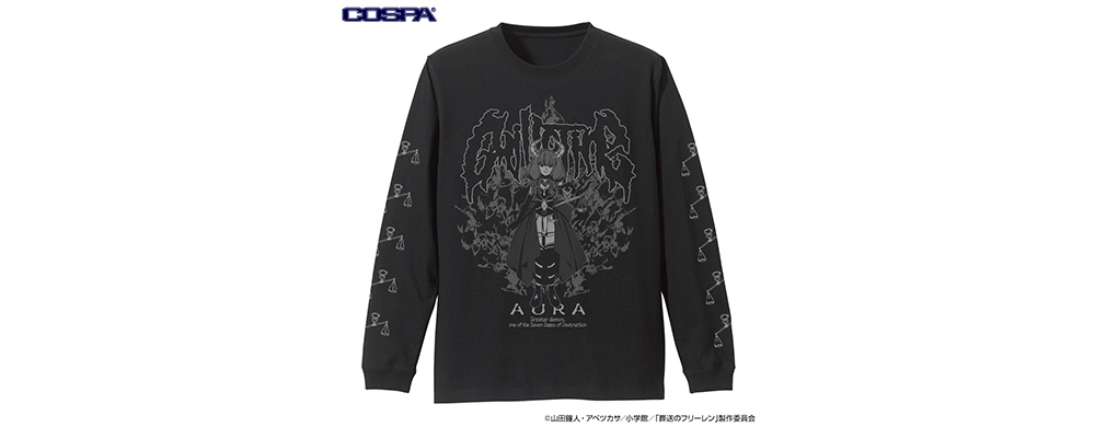 アウラ 袖リブロングスリーブTシャツ